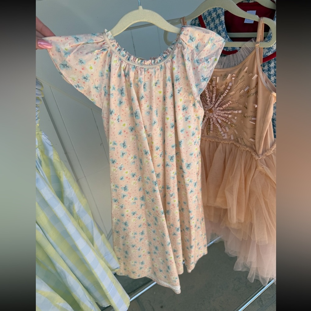 Marie Chantal Floral Flutter Dress